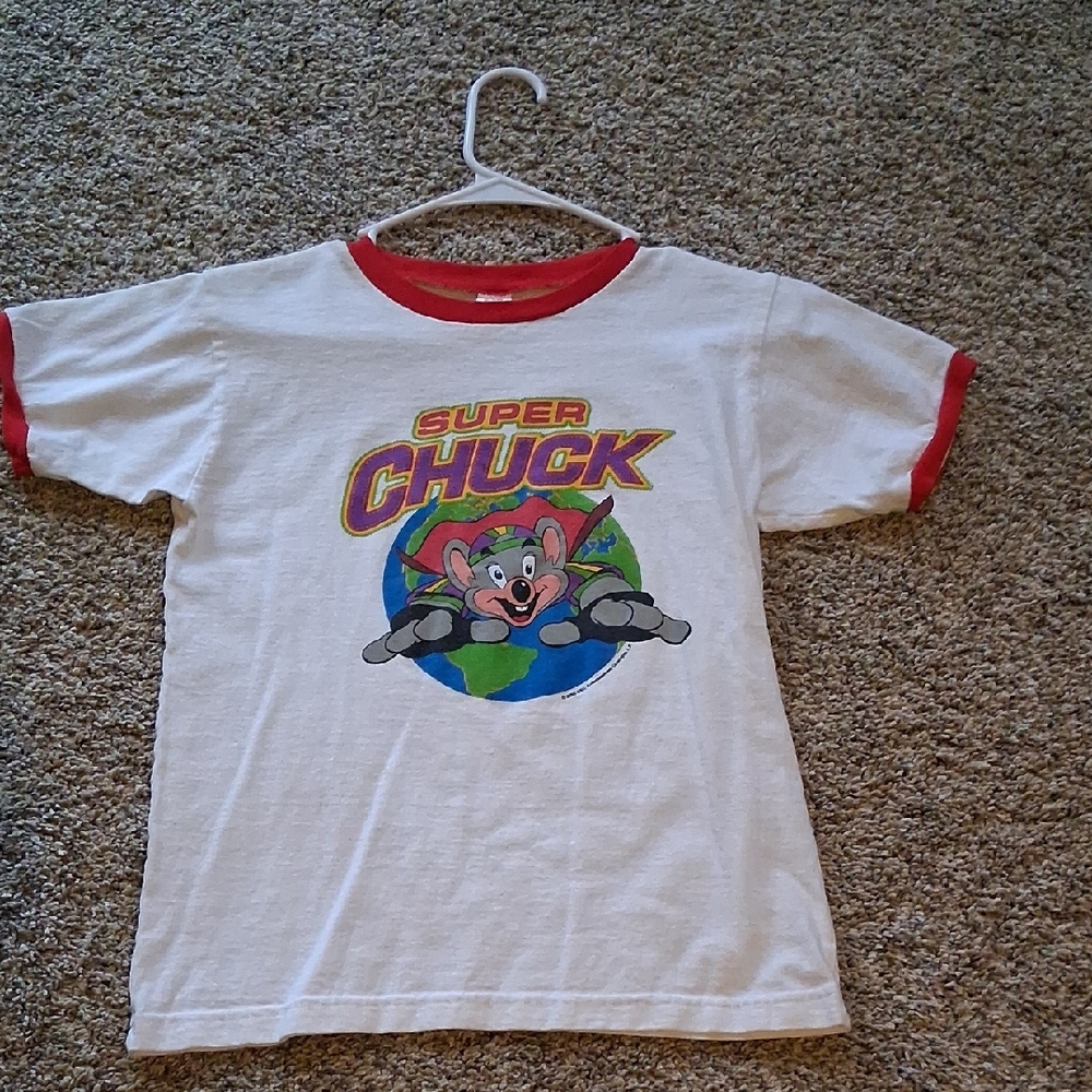 Super Chuck Kids White and Red T-Shirt